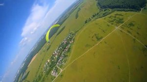 Немного параплана)) Полеты на параплане в Костишово (под Подольском)