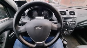 LADA GRANTA FL Установка чехла на руль из кожи