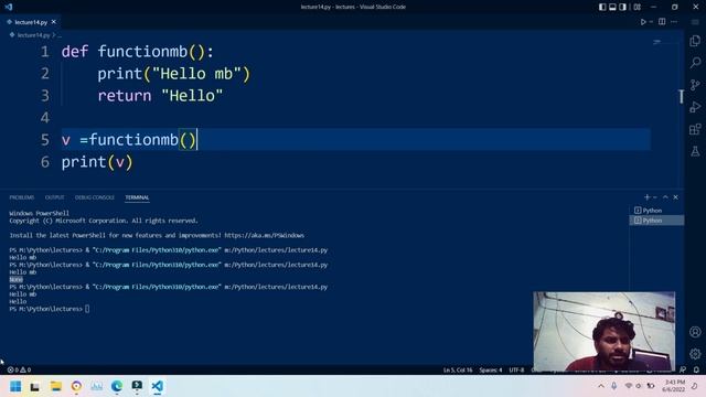 14-Docstring in Python | Functions in Python | Python Tutorials For Absolute Beginners In English