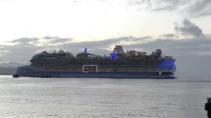 Arrival of Icon of the Seas. Port Zante (St.Kitts)