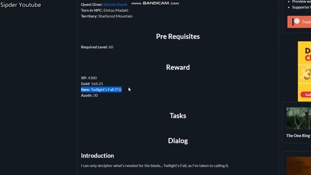 Forging Twilight's Fall New World Quest смотреть онлайн