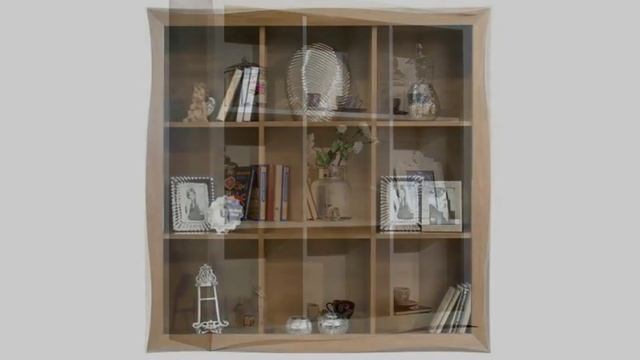 Шкаф навесной открытый Трио (9 секций) в классическом стиле | БЕЛФАН смотреть онлайн