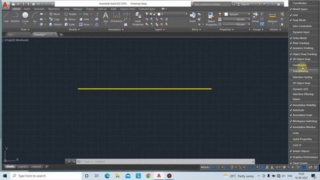 #17 | AUTOCAD | Line Weight, Line Type, Line Color, [ALFA DESIGN] смотреть онлайн
