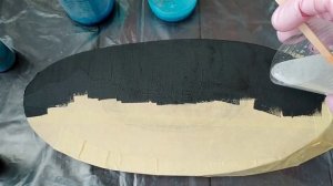 Северное сияние из эпоксидной смолы