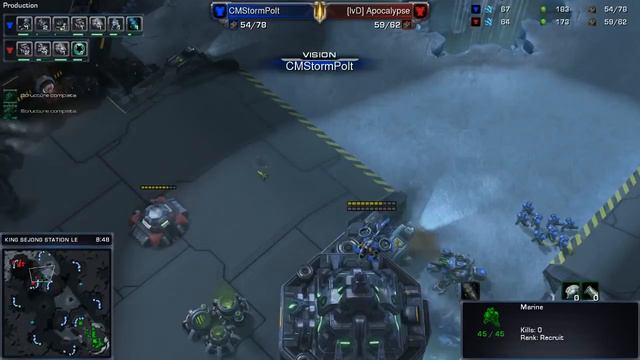 Starcraft 2 Apocalypse vs Polt Game 1 SC2 HOTS Tournaments смотреть онлайн