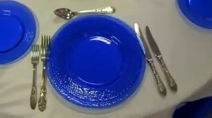 Сервировка свадебного стола.
