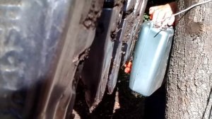 Открывание кранчика.