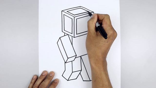 How To Draw SKEPPY | Minecraft DREAM SMP