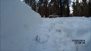 УАЗ Патриот сток - cнежный тест Cordiant Off Road 265 70 R16