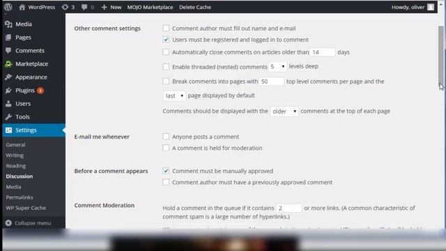 WP SETTINGS - WORDPRESS SETTINGS WALKTHROUGH #wordpresstutorial #wordpress #youtubevideo #subscribe