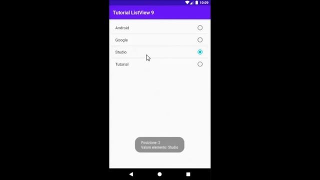 Android Studio - ListView elementi con RadioButton смотреть онлайн