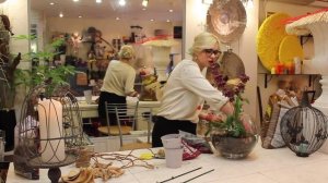 Анастасия Егорова, композиция из орхидей в круглой вазе