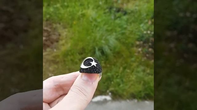 Кольцо перстень мужской полумесяц звезда мусульманин смотреть онлайн