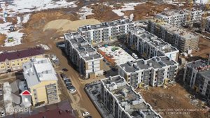 Аэросъемка жилого комплекса «Яшьлек (Куюки)» (Казань, СК БРИЗ, 2022)