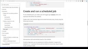 Run Containerized Tasks with Jobs in Azure Container Apps