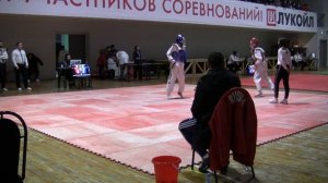 Соревнования по Тхэквондо ВТ (ВТФ). Финал , вес 45кг. Нижний Новгород. 20.12.2020