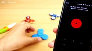 Спиннер с Блютус Колонкой с Алиэкспресс! Spinner LED Bluetooth Speaker