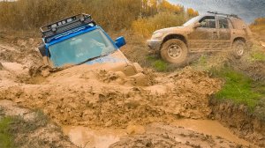 Suzuki Jimny Поспорил с Уазами  | Оффроад заруба | Нивы против Уаз Патриот и Уаз 469 из СССР