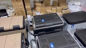 Автохолодильники Alpicool 2 секционные с колесиками и Блютуз