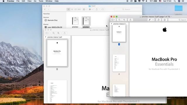 Редактирование PDF файлов на Apple Mac через Preview