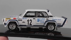 Советский автоспорт ВАЗ-2105 ВФТС Ралли Швеции 1983 • IXO Models • Lada VFTS Swedish Rally 1:43