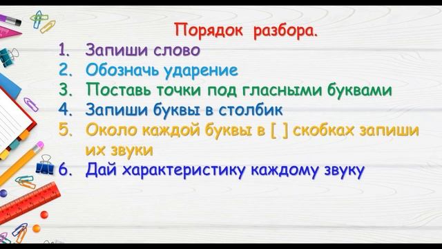 Фонетический разбор, начальная школа, Прихненко Т Е ,ШЛ 17 смотреть онлайн