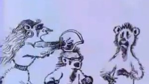 Лев и 9 гиен 1988