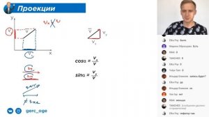 Векторы, проекции и относительное движение | ЕГЭ Физика | Евгений Герц