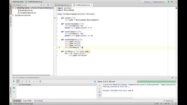 Bowling Game - Python смотреть онлайн