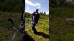 Бензокоса BRAIT отзыв и демонстрация.
