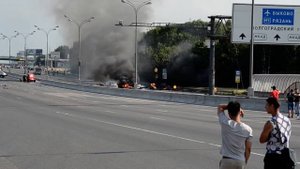 13 июля 2013 года взрывы баллонов на МКАД