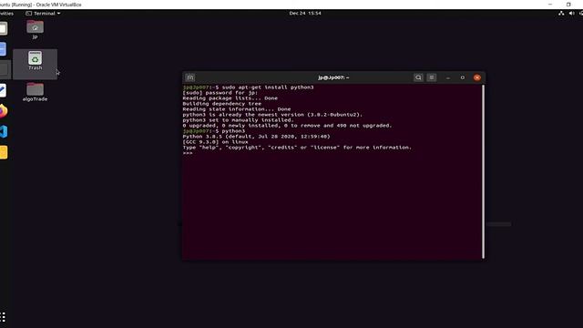 Installing Python Linux Ubuntu 18 in Telugu | Python tutorials in Telugu by Jp NaN