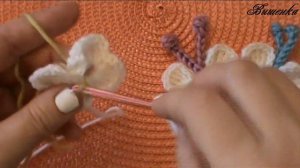 Вязание крючком милой бабочки-закладки