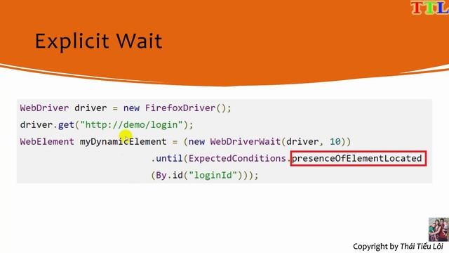 Selenium WebDriver - Wait in selenium WebDriver