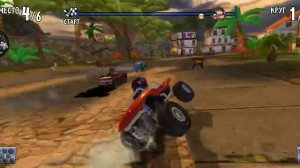 Beach Buggy Racing/ Пляжные гонки, быстрая гонка, приехал первым