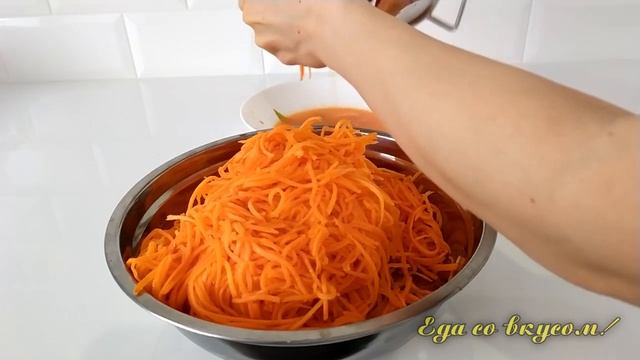 Острая морковь по-корейски! Рецепт от настоящего корейца!