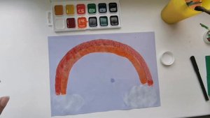 Рисование "Радуга - дуга" (5-6 лет)