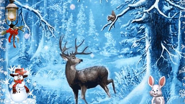 Футаж Зимняя сказка смотреть онлайн