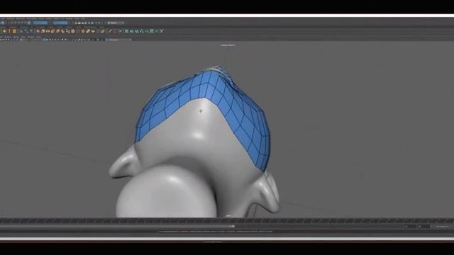 Ретопология головы в Maya