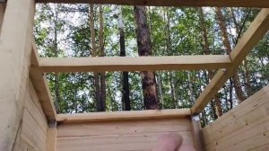 Дачный туалет своими руками.Подробное описание.Вагонка(2 часть.Заключительная)