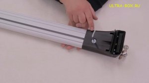 Обзор поперечного багажника на интегрированные рейлинги LUX Bridge