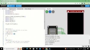 online simulation of esp32 with touch tft ILI9341 |  simulation of esp32 with touch lcd in wokwi