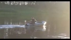 ПВХ лодка Юкона 260 с 2-х сильным мотором