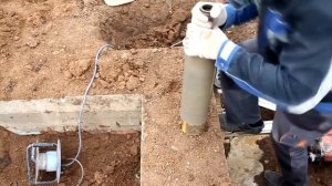 Алмазное бурение отдушин в фундаменте