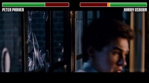 Peter Parker vs. Harry Osborn WITH HEALTHBARS | HD | Spider-Man 3