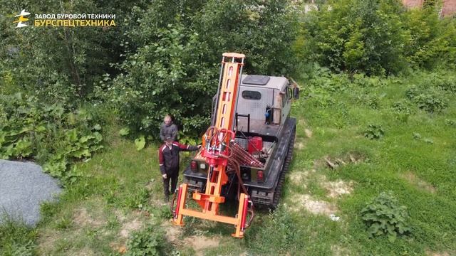 Буровая установка УН 80М. Обзор и испытание универсального навеса. Видео от Завода Буровой Техники смотреть онлайн