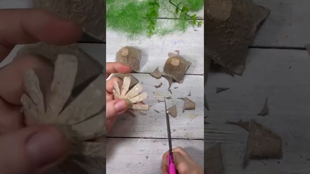 Летние поделки/ Поделки из бросового материала/ ромашки из яичного лотка смотреть онлайн