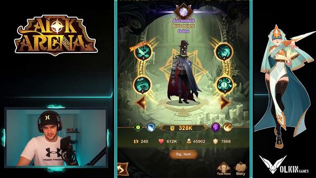 NEW HERO ODEN IN ACTION! [AFK ARENA] смотреть онлайн