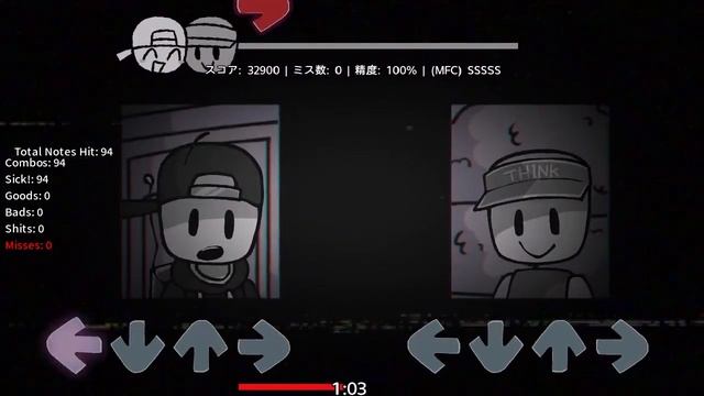 【FNF】 Think jard and bobo sings it.roblox evade смотреть онлайн