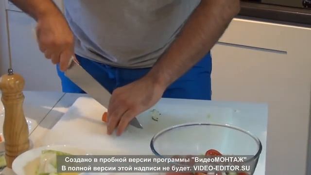 ЗАПЕЧЕННЫЙ СУДАК С САЛАТОМ,КАК В РЕСТОРАНЕ